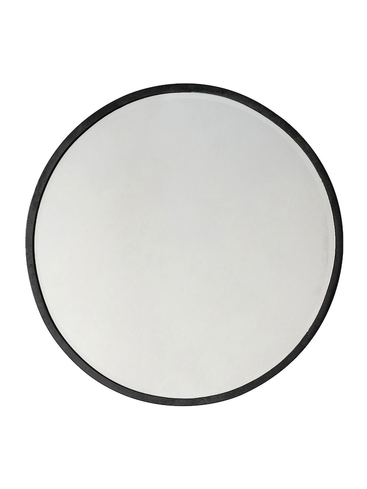 Gallery Home Black Ashford Antique Large Round Mirror - Image 2 of 2