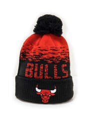 New Era® Chicago Bulls Ombre Bobble Beanie Hat - Image 1 of 2