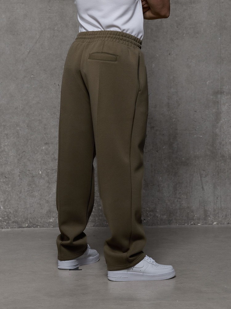 Kem Collection Green Regular Fit Open Hem Joggers - Image 2 of 5 Kem Collection Green Regular Fit Open Hem Joggers - Image 2 of 5