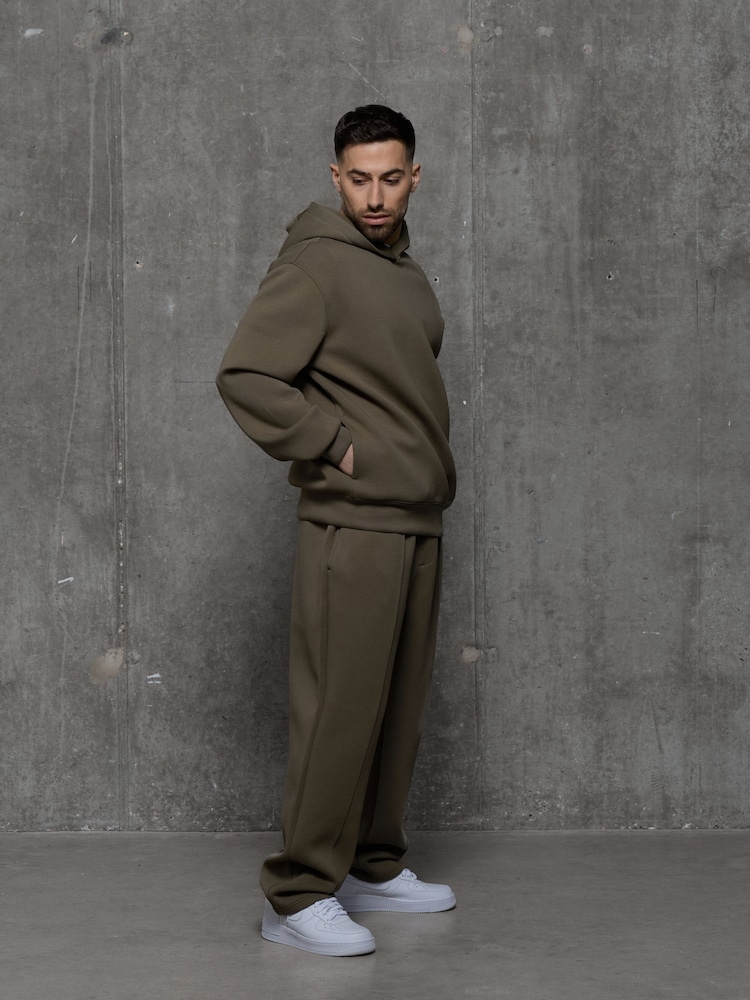 Kem Collection Green Regular Fit Open Hem Joggers - Image 5 of 5 Kem Collection Green Regular Fit Open Hem Joggers - Image 5 of 5