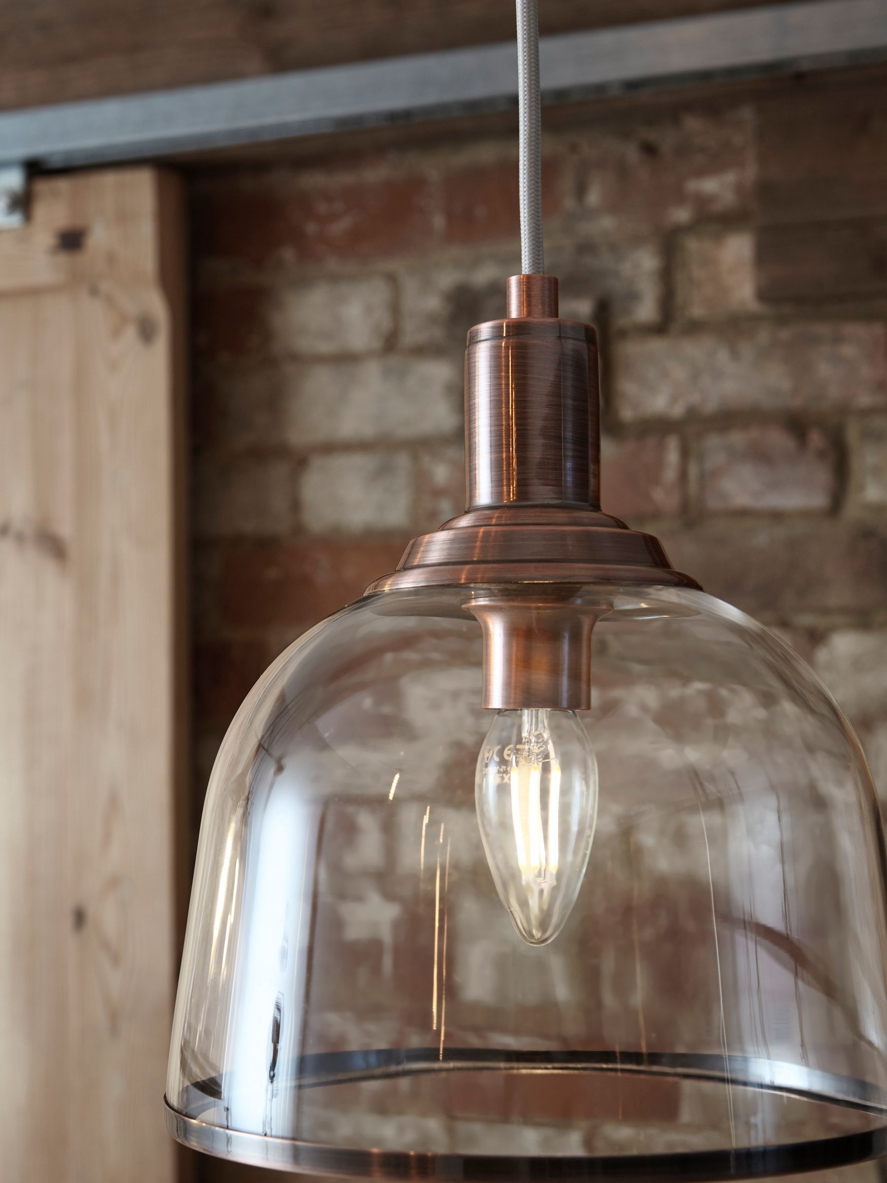 Next copper lamp cheap