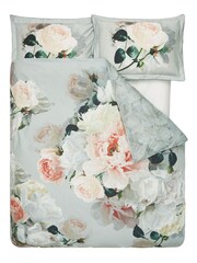 Designers Guild Grey Peonia Grande Duvet Cover - Image 1 of 2