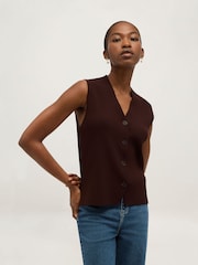 Hobbs Fran Knitted Vest - 5суретінің 1 суреті