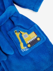 JoJo Maman Bébé Cobalt Digger Dressing Gown - Image 3 of 3