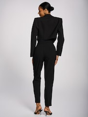 Jolie Moi Black Open Front Tailored Blazer - Image 2 of 6