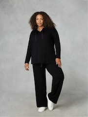 Live Unlimited Black Curve Longline Hoodie - Image 3 of 3