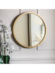 Gallery Home Gold Ashford Antique Round Mirror - Image 1 of 5