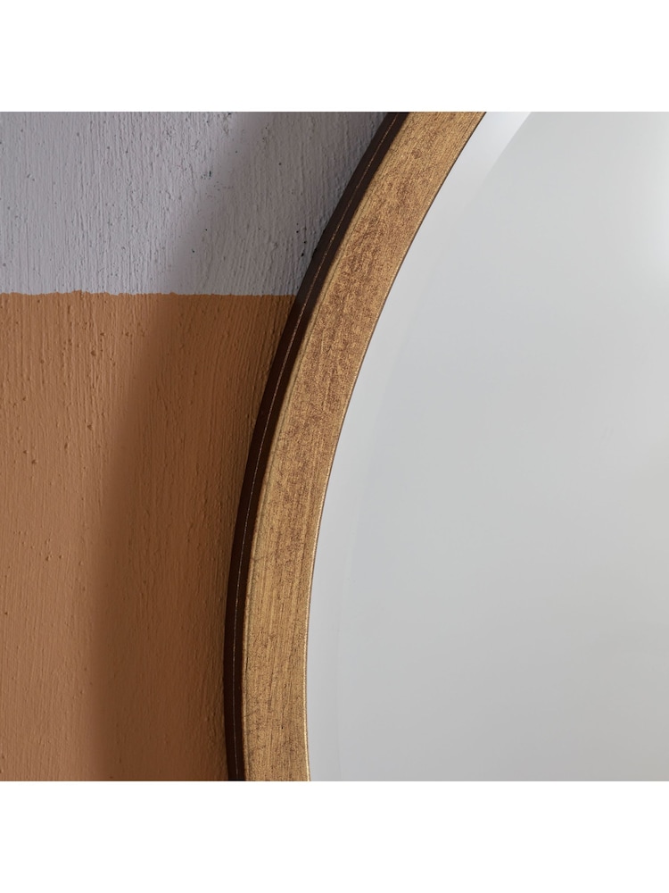 Gallery Home Gold Ashford Antique Round Mirror - Image 2 of 9