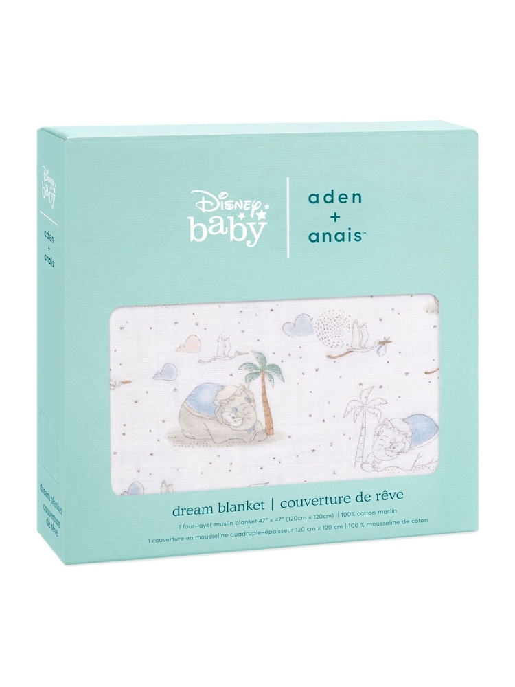 aden + anais White 100% Cotton Blanket - Image 4 of 4
