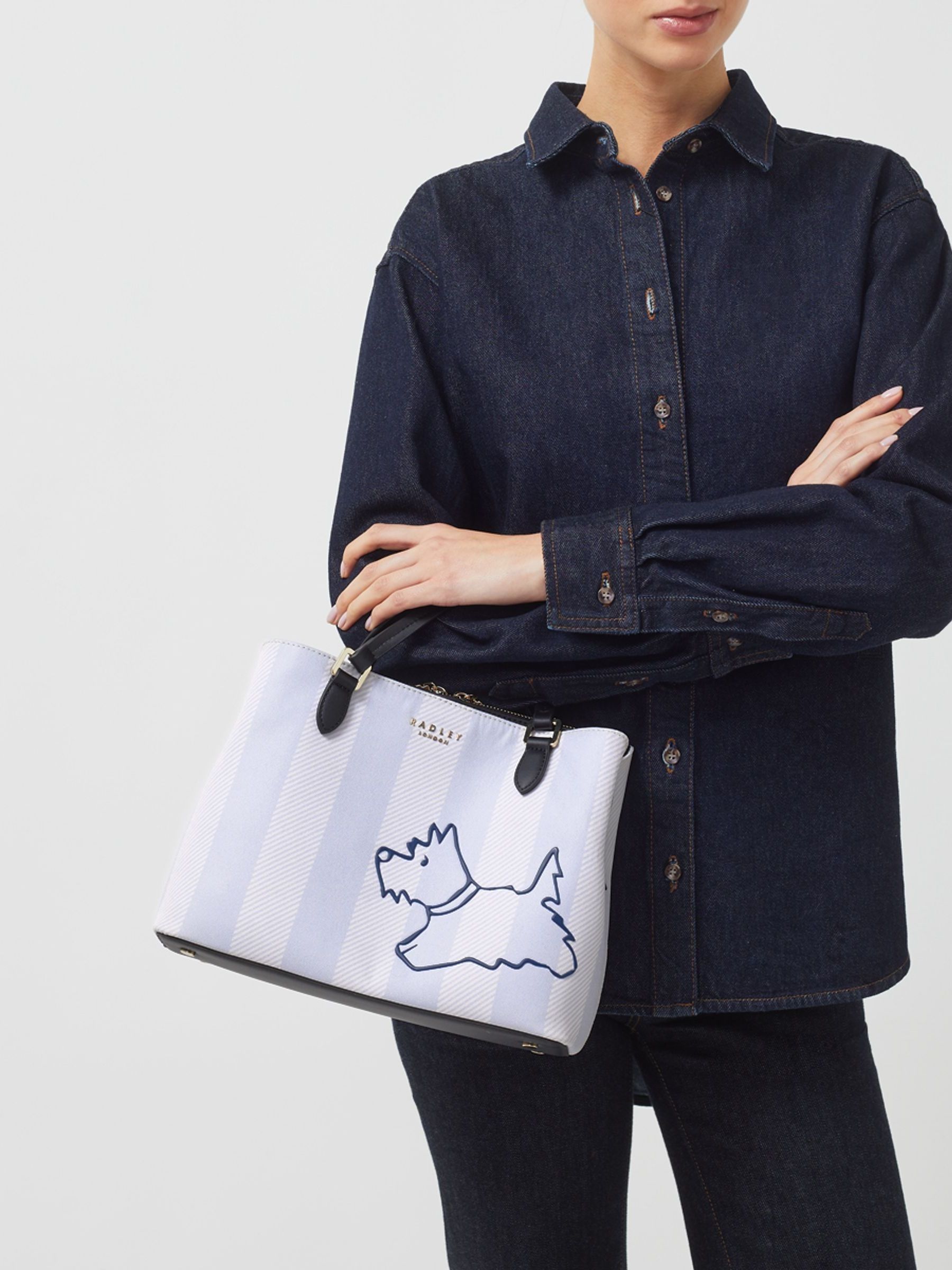 Radley striped bag store