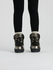 South Beach Green Metallic Padded Snow Boots - Image 2 of 4