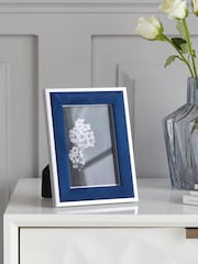 Navy Velvet Picture Frame - Image 1 of 3