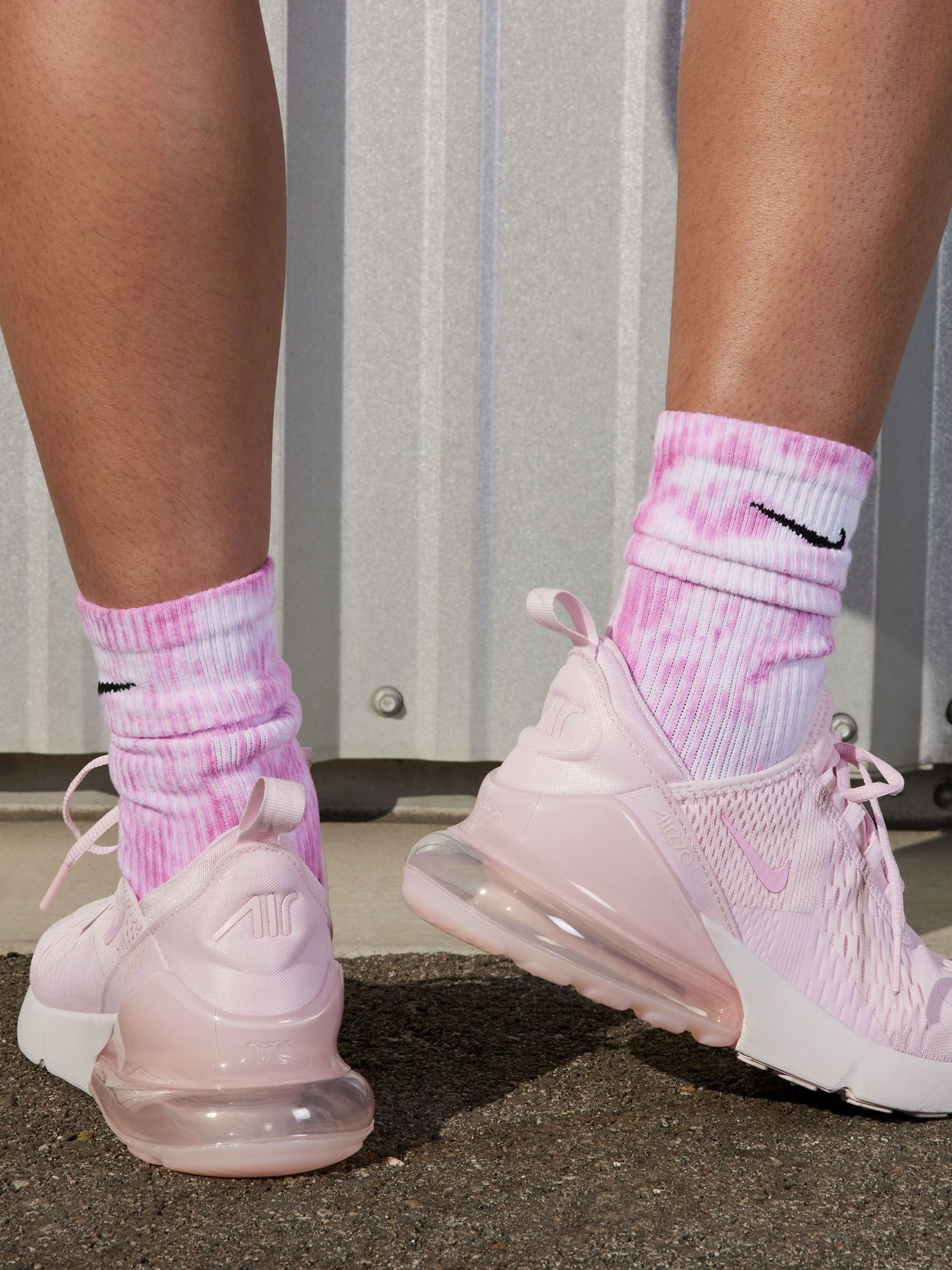 Buy Nike Pale Pink Air Max 270 Trainers from Next Luxembourg