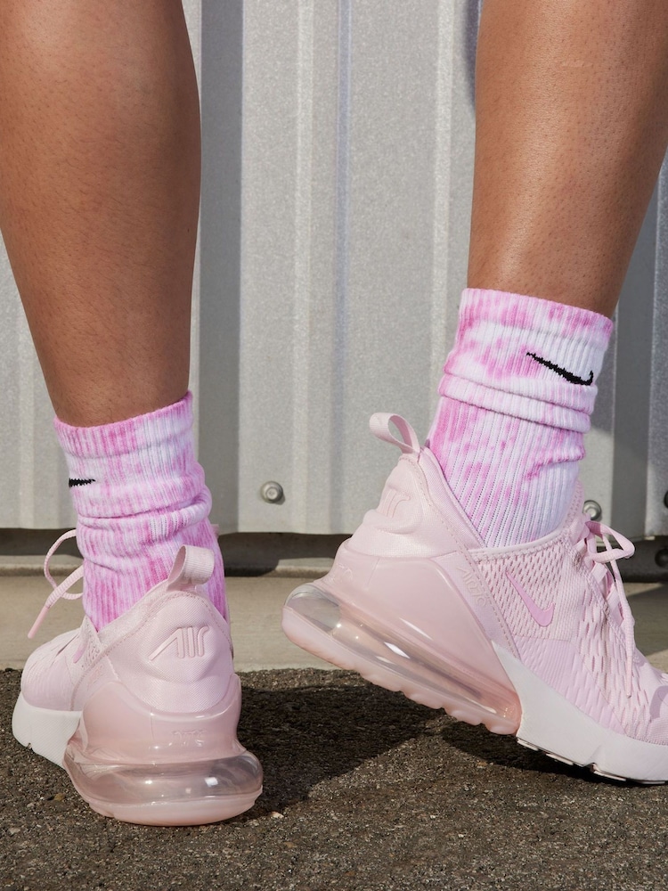 Nike Pale Pink Air Max 270 Trainers - Image 1 of 10