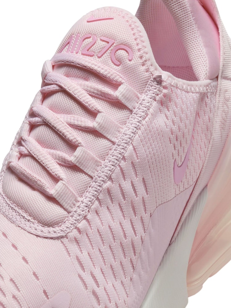 Pink Nike W Air Max 270 Kaina Women's Shoes Nike Air Max 270 Knit