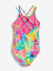 Multi Bright Tie Dye Swimsuit (3-16yrs) - Image 5 of 6