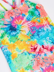 Multi Bright Tie Dye Swimsuit (3-16yrs) - Image 6 of 6