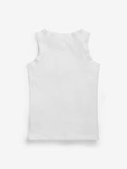 White Lace Trim 10 Pack Vests (1.5-16yrs) - Image 3 of 4