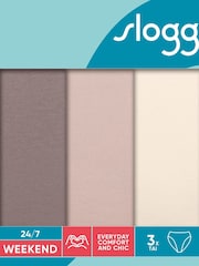 Sloggi 24/7 Weekend Tai Knickers Three Pack - Image 7 of 7