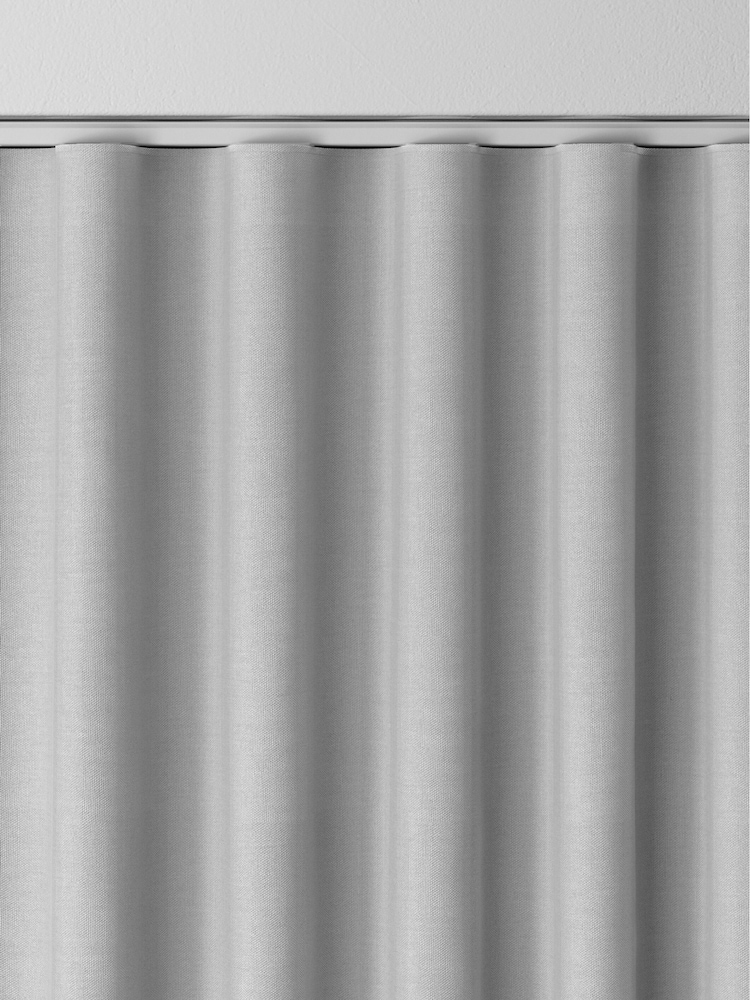 Light Grey Made to Measure Curtains - Image 2 of 4