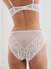 White High Leg Ultimate Comfort Lace Knickers - Image 4 of 5