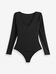 Black Next ThermoGen Lightweight Thermal Long Sleeve Bodysuit - Image 6 of 7
