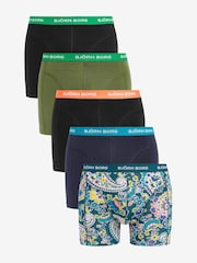 Bjorn Borg Black Cotton Stretch Boxer 5 Pack - Image 1 of 6