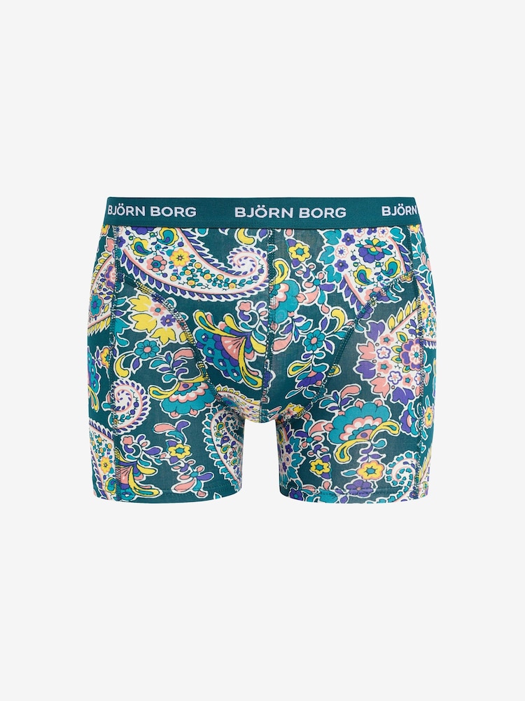 Bjorn Borg Black Cotton Stretch Boxer 5 Pack - Image 2 of 6