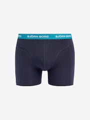 Bjorn Borg Black Cotton Stretch Boxer 5 Pack - Image 5 of 6