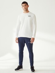 Under Armour White Left Chest Long Sleeve T-Shirt - Image 2 of 7