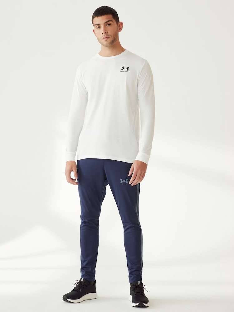 Under Armour White Left Chest Long Sleeve T-Shirt - Image 2 of 7