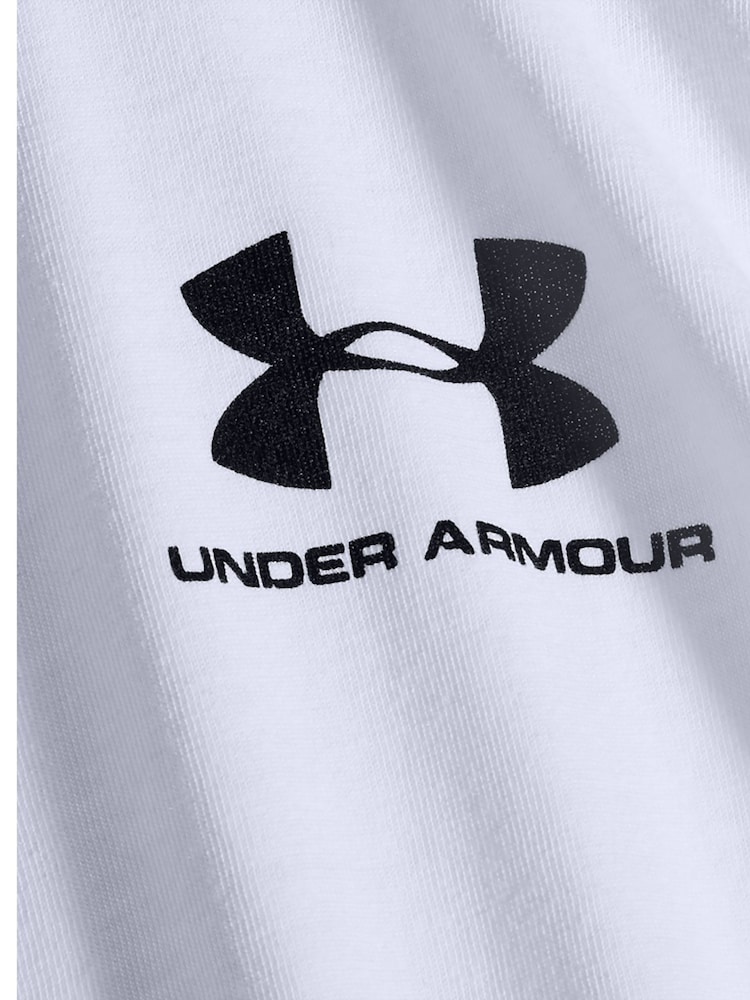 Under Armour White Left Chest Long Sleeve T-Shirt - Image 7 of 7 Under Armour White Left Chest Long Sleeve T-Shirt - Image 7 of 7