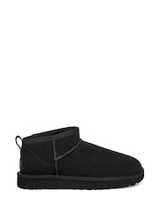 UGG Black Ultra Mini Classic Boots - Image 1 of 6