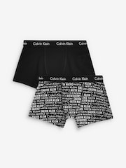 Calvin Klein – Moderne bedruckte Jungen-Unterhosen aus Baumwolle 2 er-Packung - Bild 1 von 3