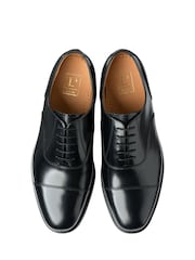 Loake Black 300BRG Oxford Toe Cap Shoes - Image 3 of 5