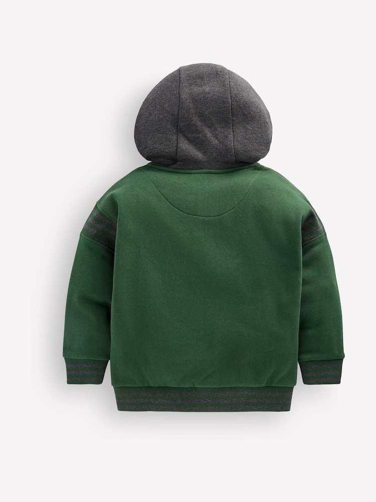 Grønn - Boden Varsity Hoodie - Bilde 2 av 3