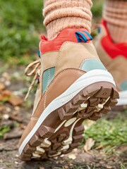 Tan Brown Regular/Wide Fit Next Active Sports Forever Comfort® Shower Resistant Walking Boots - Image 3 of 11