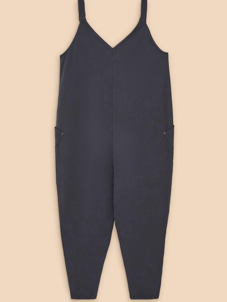 White Stuff Grey Jersey Selina Jumpsuit - Image 4 of 5