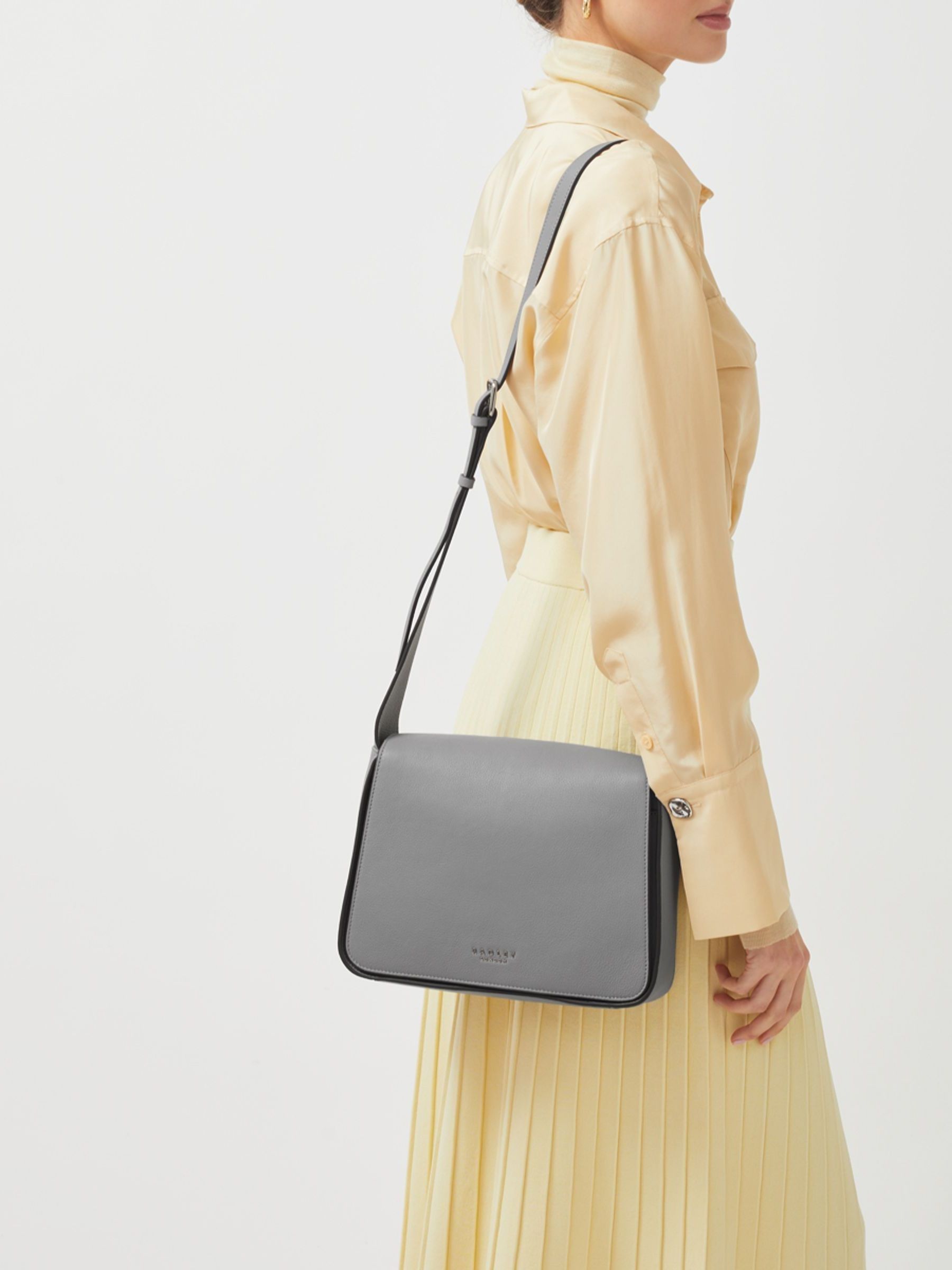 Buy Radley London Medium Grey Westwell Lane Flapover Cross Body Bag from Next Luxembourg