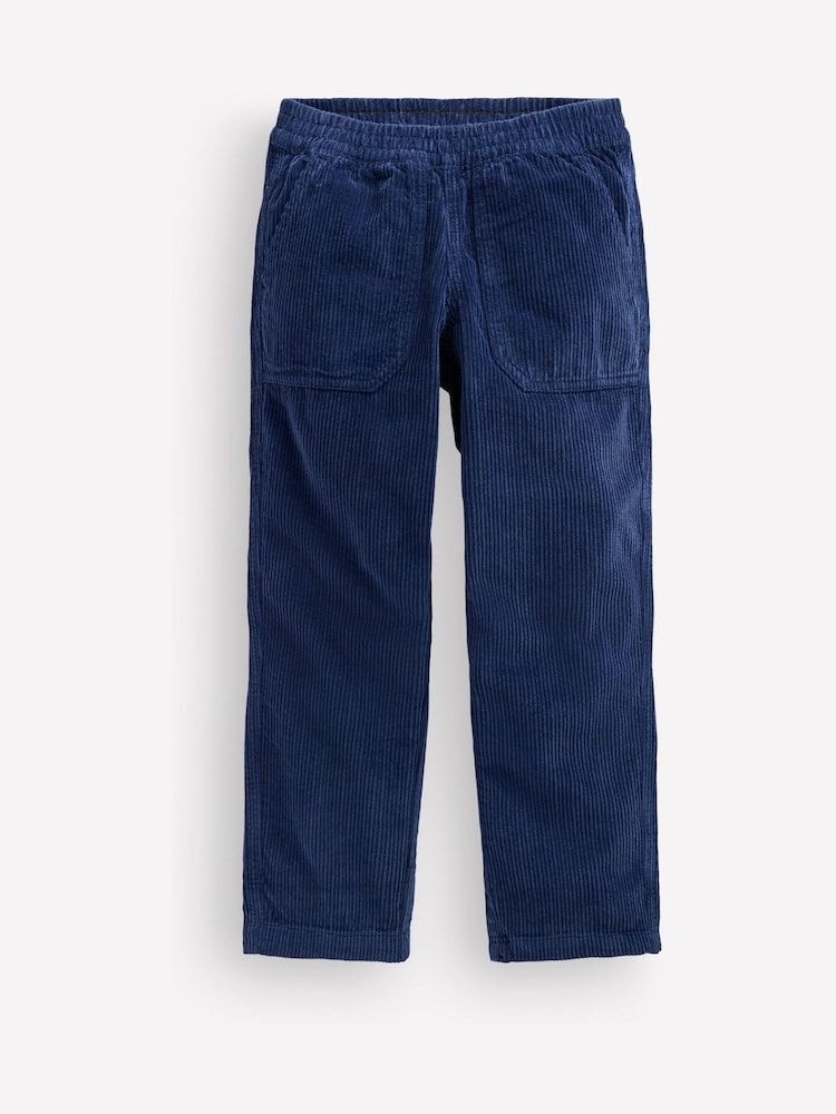 Boden Blue Pull-On Cord Trousers - Image 1 of 3
