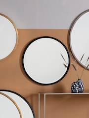 Gallery Home Black Ashford Antique Round Mirror - Image 1 of 2