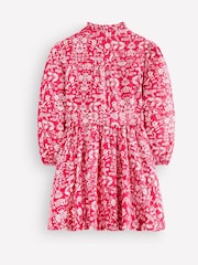 Rosa Jungle Print - Boden Maude Ruffle Shirt Dress - Bilde 2 av 3