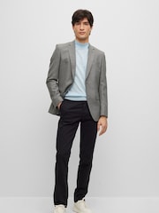 BOSS Black Slim Fit Stretch Cotton Gabardine Chinos - Image 3 of 6