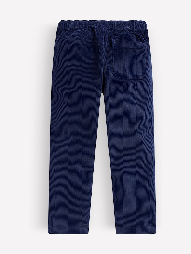 Boden Blue Easy Straight Cord Trousers - Image 2 of 3