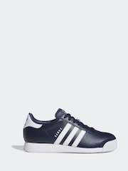 adidas Originals Navy/White Samoa Trainers - Image 1 of 9