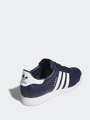 adidas Originals Navy/White Samoa Trainers - Image 8 of 9