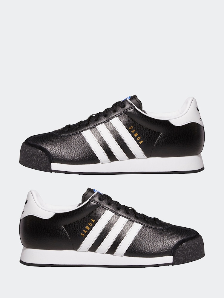 adidas Originals Black Samoa Trainers - Image 4 of 12