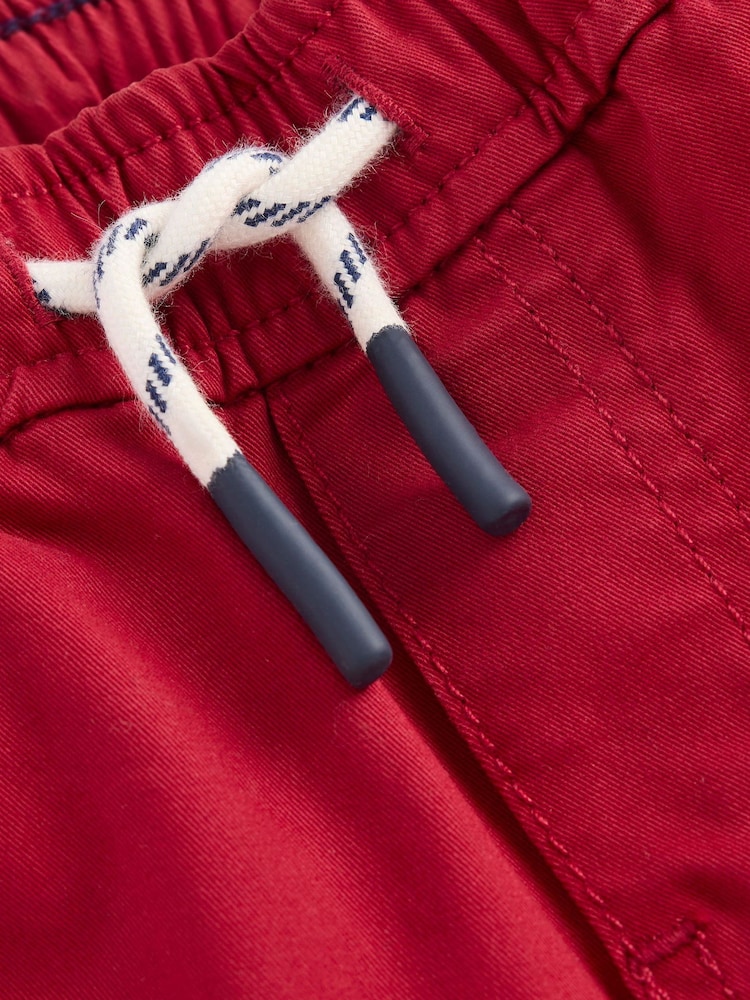 Boden Red Slim Pull-On Trousers - Image 3 of 3