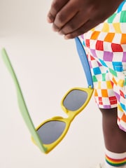 Little Bird by Jools Oliver Multi Pastel Rainbow Preppy Sunglasses - Image 7 of 11