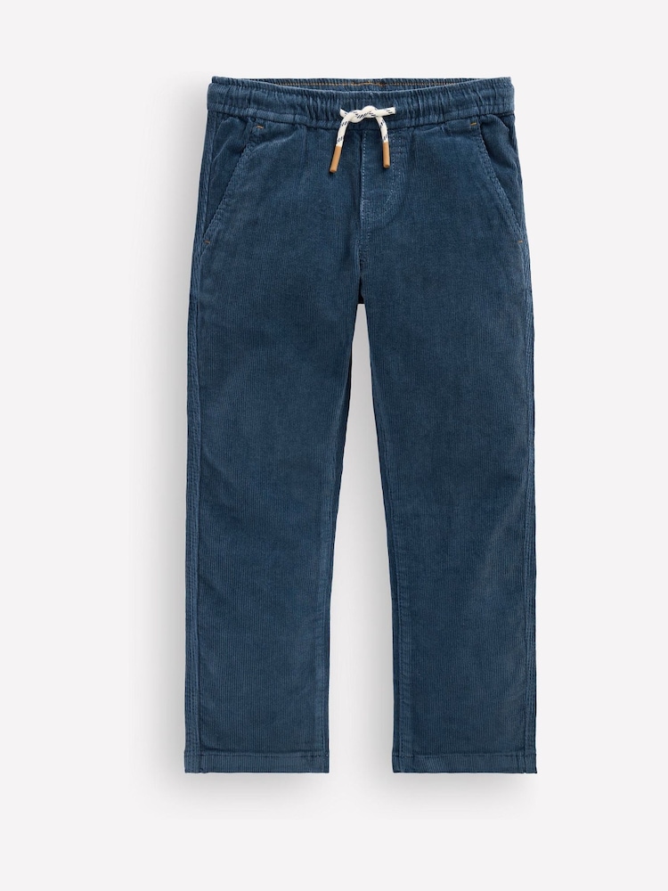 Boden Blue Slim Pull-On Trousers - Image 1 of 3